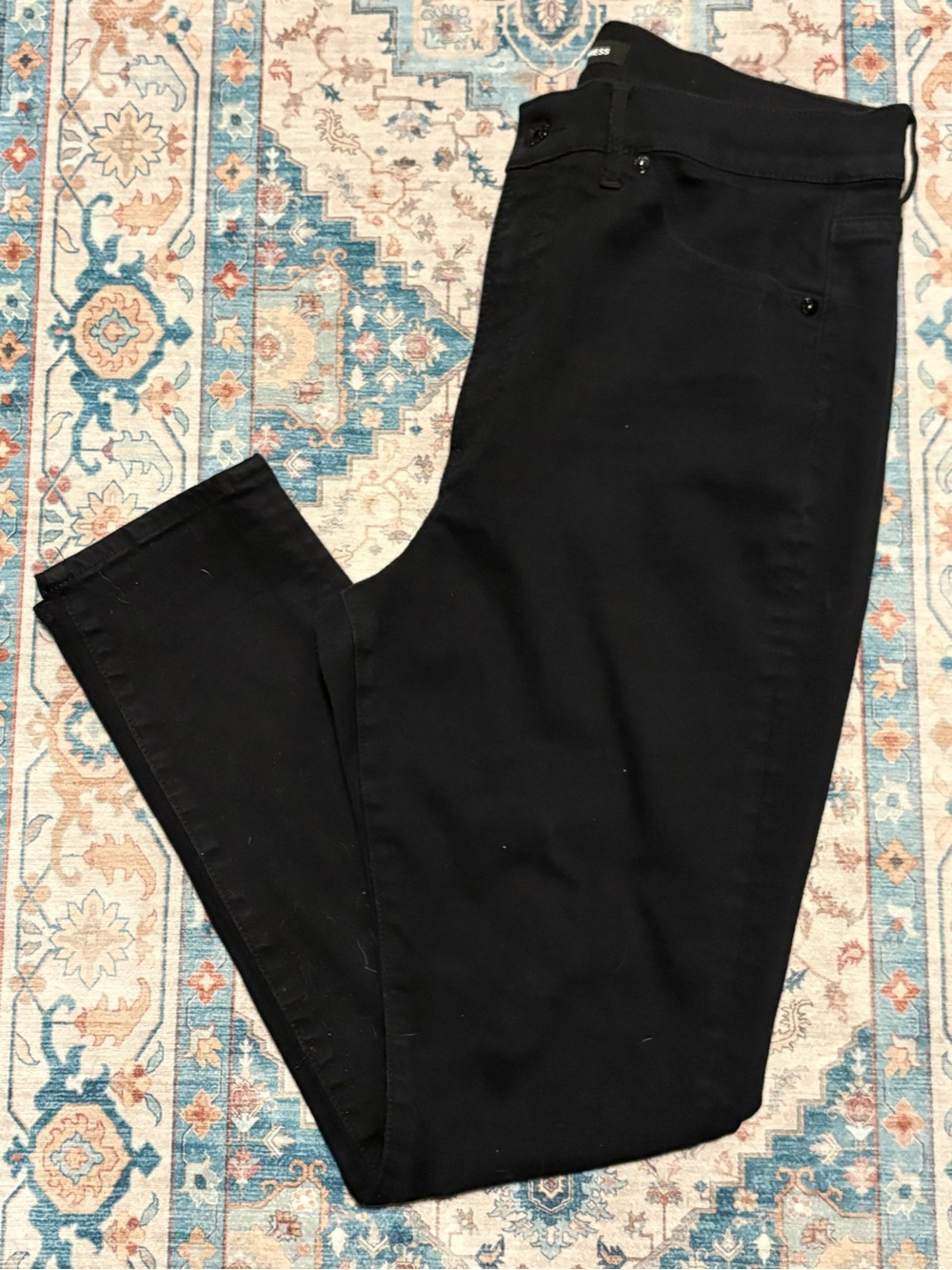 Express Black Skinny Jeans Size 12R